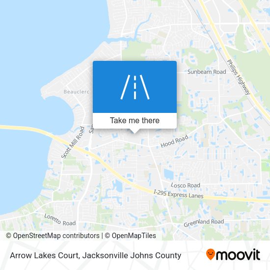 Arrow Lakes Court map