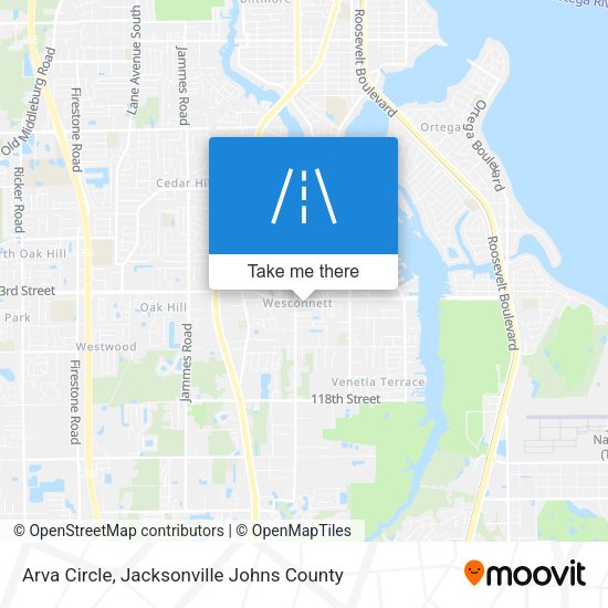 Arva Circle map