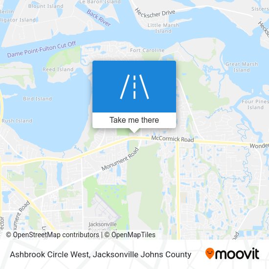 Ashbrook Circle West map