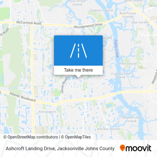 Ashcroft Landing Drive map