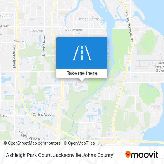 Ashleigh Park Court map