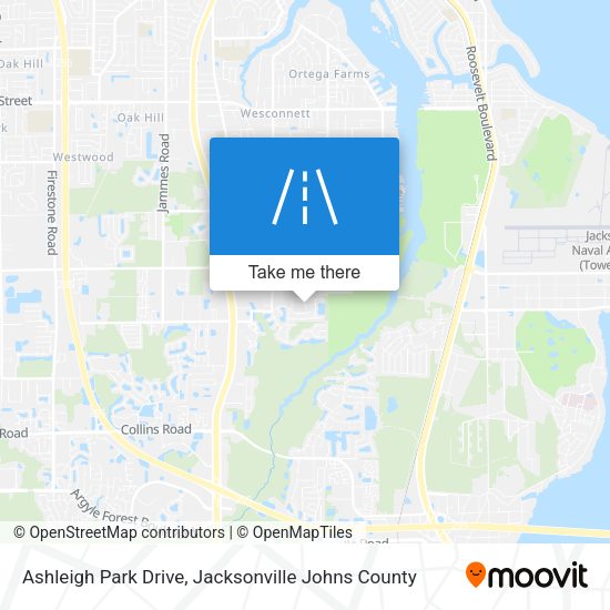 Ashleigh Park Drive map
