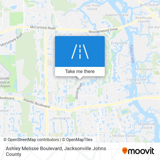Ashley Melisse Boulevard map
