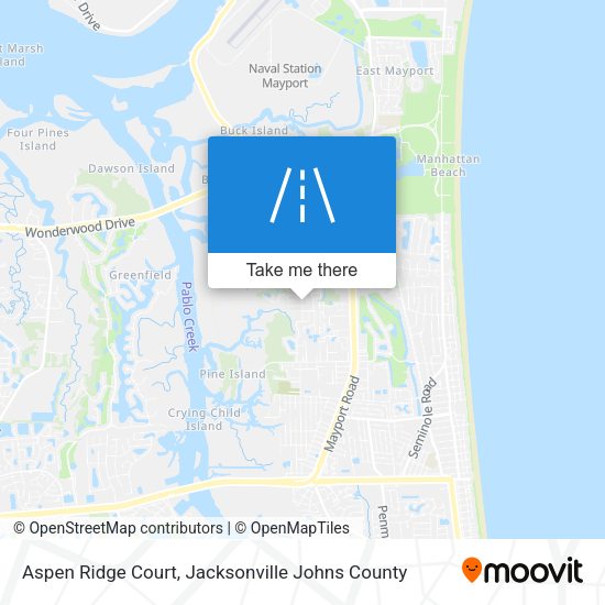Aspen Ridge Court map