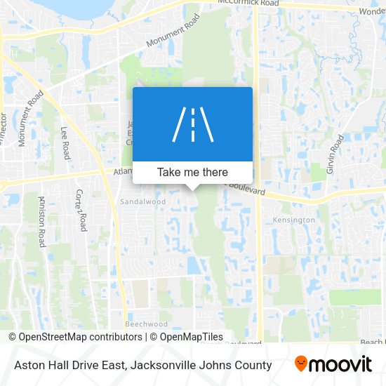Mapa de Aston Hall Drive East
