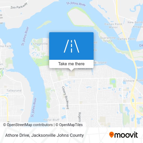 Athore Drive map