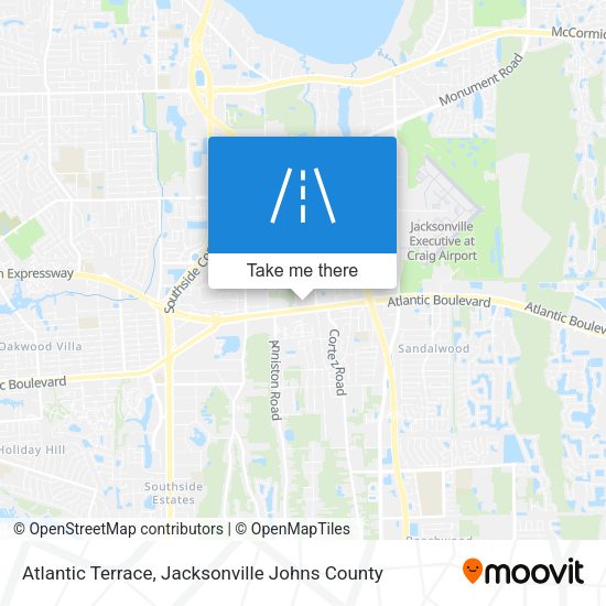Mapa de Atlantic Terrace
