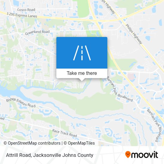 Mapa de Attrill Road