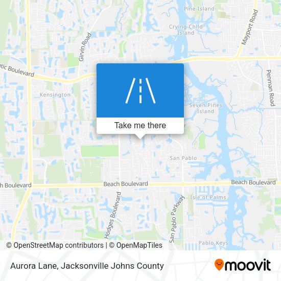 Aurora Lane map