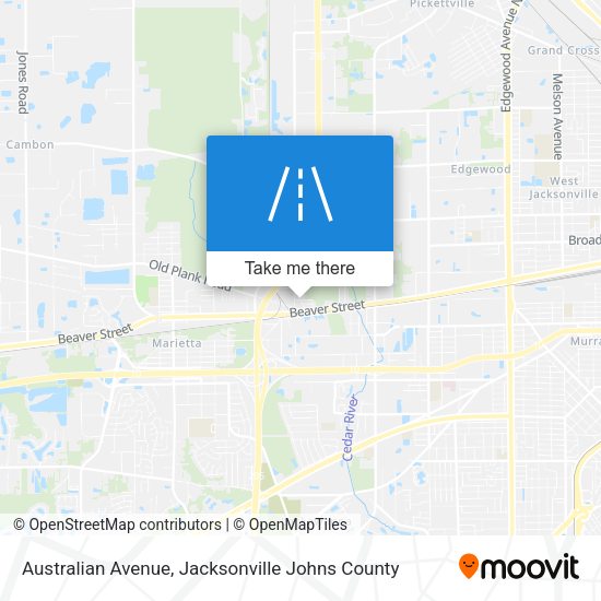 Mapa de Australian Avenue