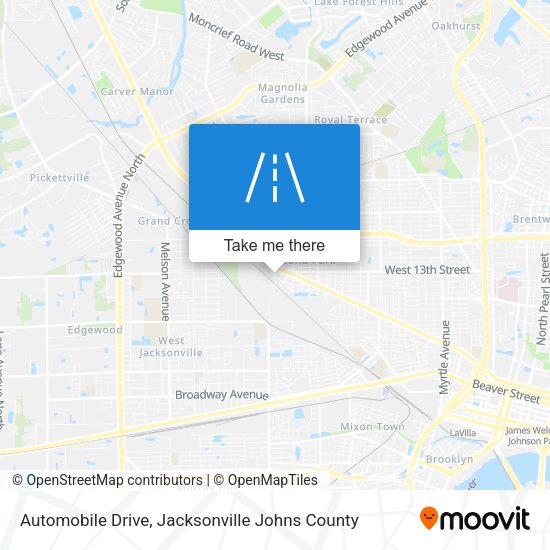 Mapa de Automobile Drive