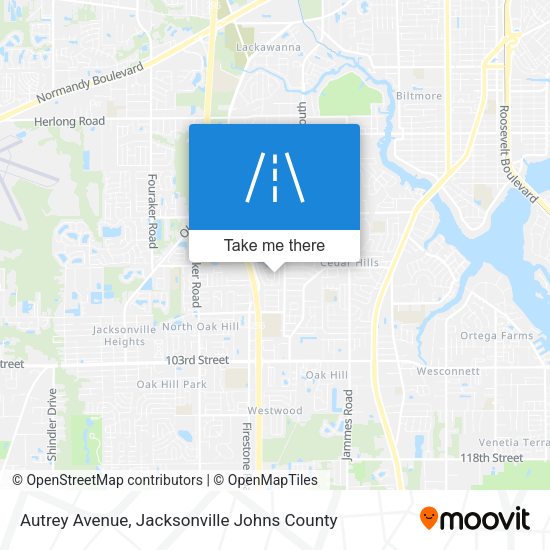 Autrey Avenue map