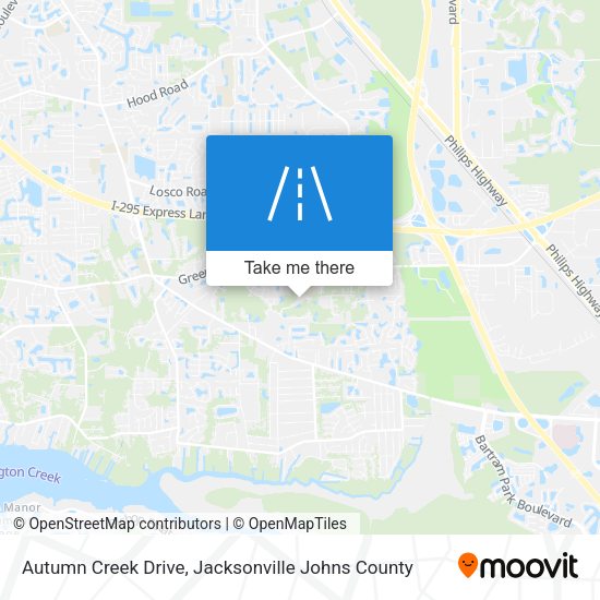 Autumn Creek Drive map
