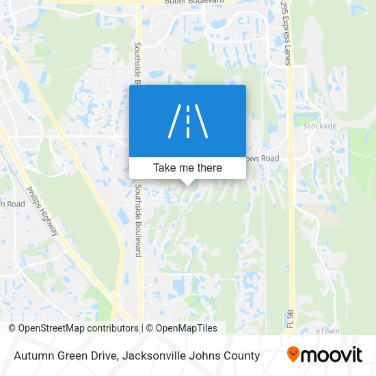 Autumn Green Drive map
