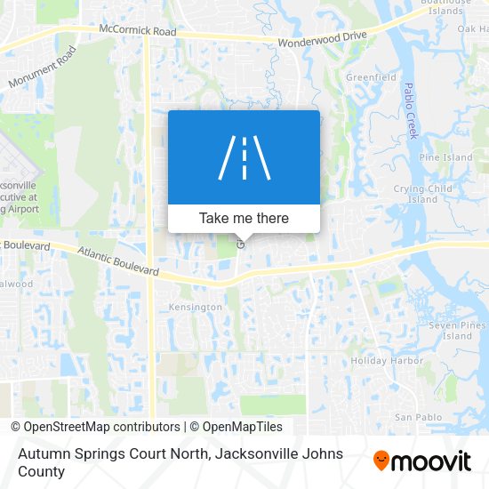 Mapa de Autumn Springs Court North