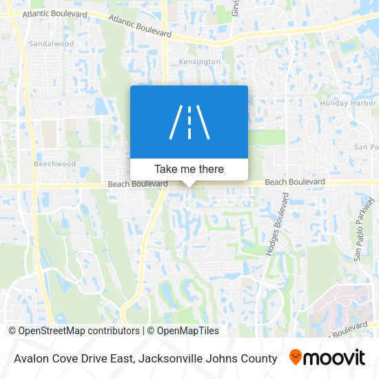 Mapa de Avalon Cove Drive East