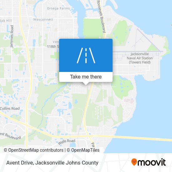 Avent Drive map