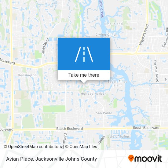 Avian Place map