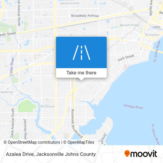 Azalea Drive map