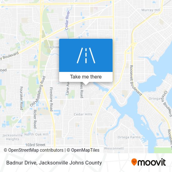 Badnur Drive map