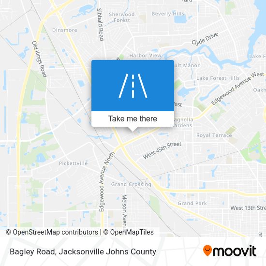 Mapa de Bagley Road