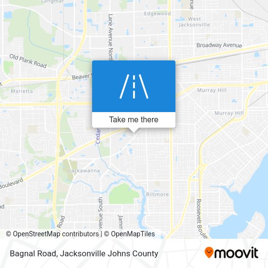 Bagnal Road map