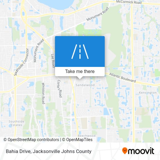 Mapa de Bahia Drive