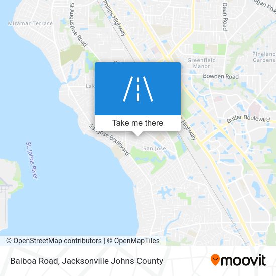 Mapa de Balboa Road