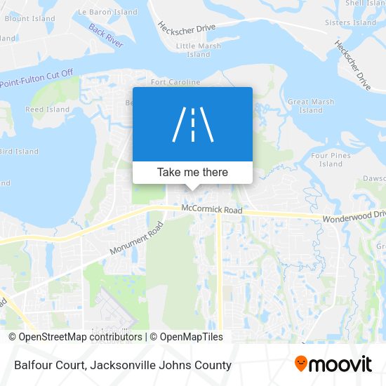 Balfour Court map