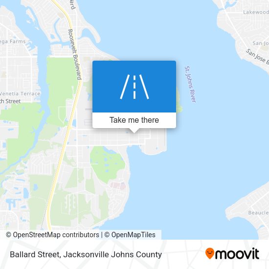 Ballard Street map