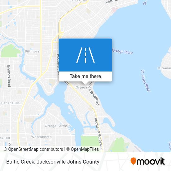 Baltic Creek map