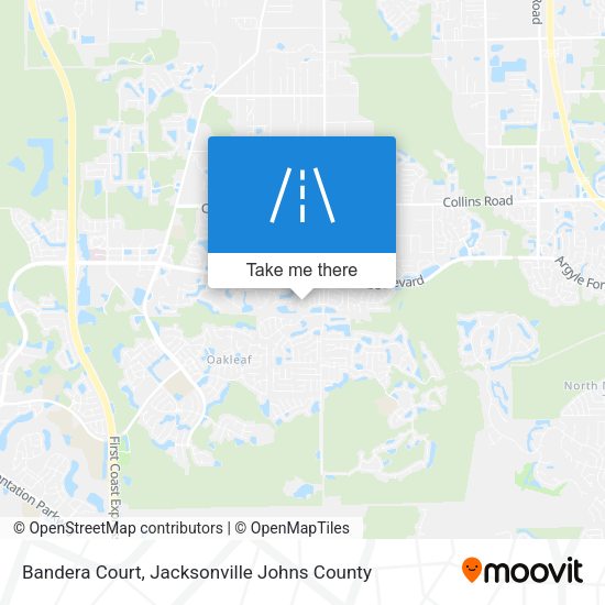 Bandera Court map
