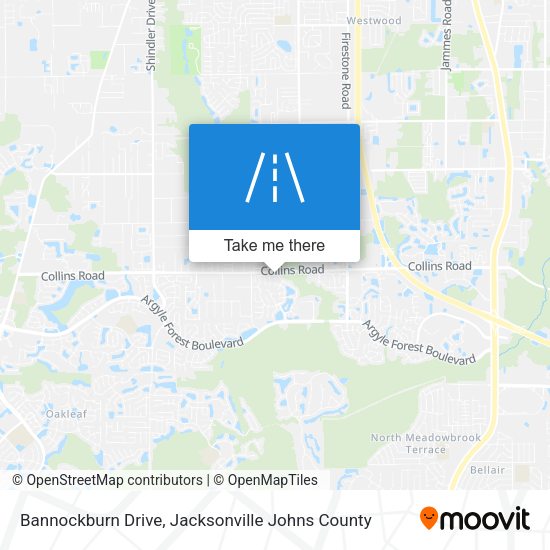 Bannockburn Drive map