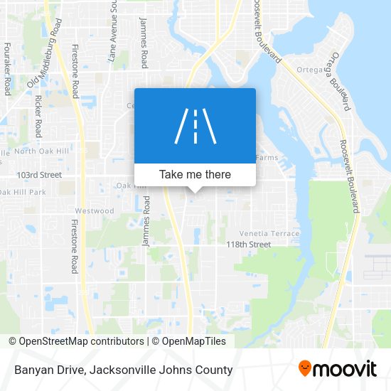 Banyan Drive map