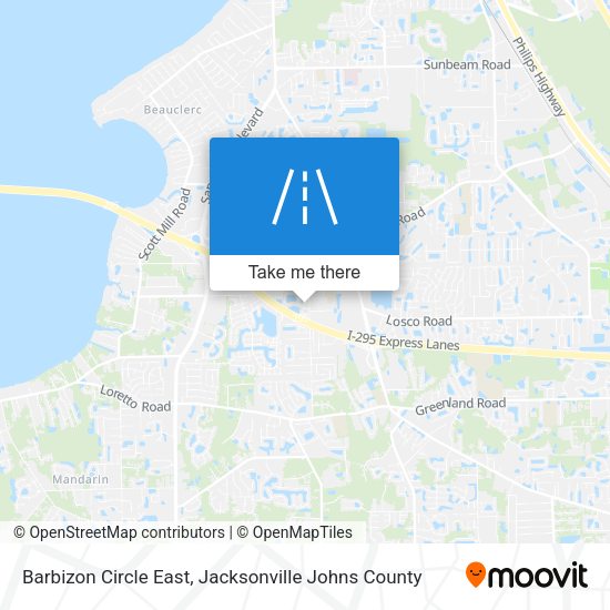 Mapa de Barbizon Circle East
