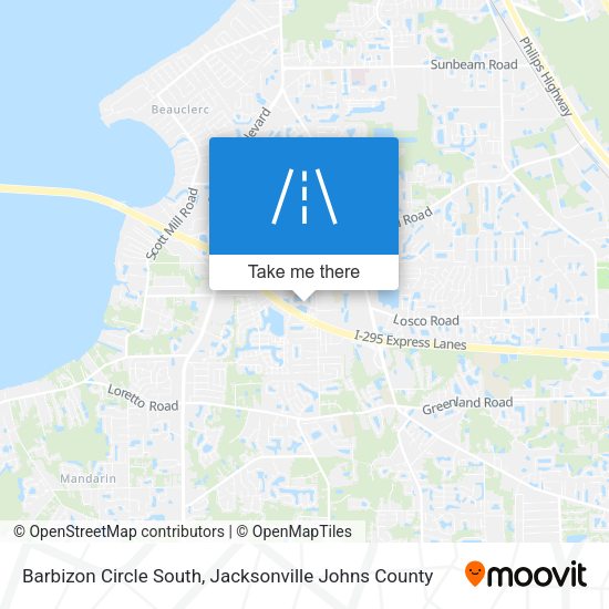 Mapa de Barbizon Circle South