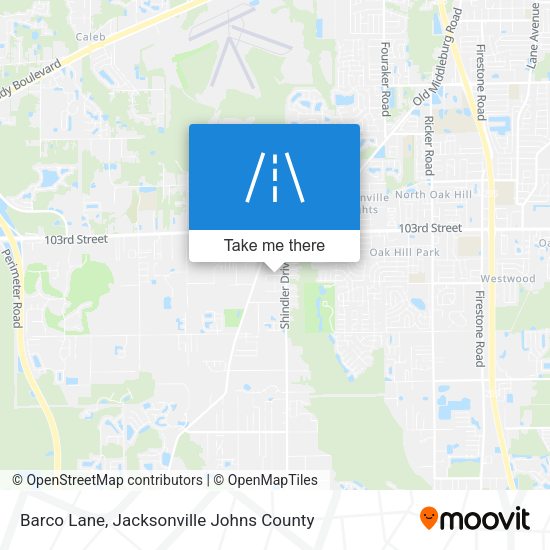 Barco Lane map