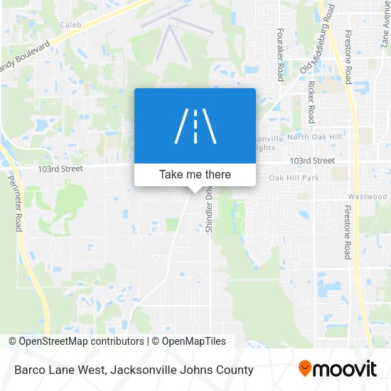 Barco Lane West map
