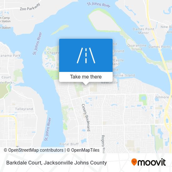 Barkdale Court map