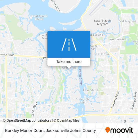 Barkley Manor Court map