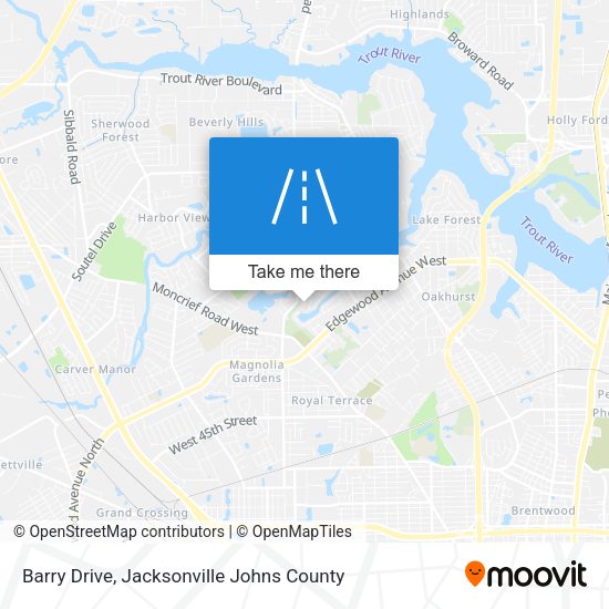 Barry Drive map