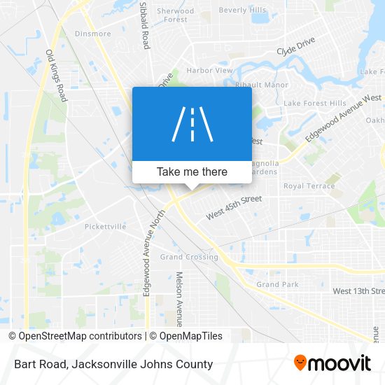 Mapa de Bart Road