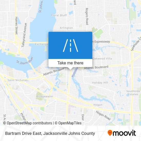 Bartram Drive East map