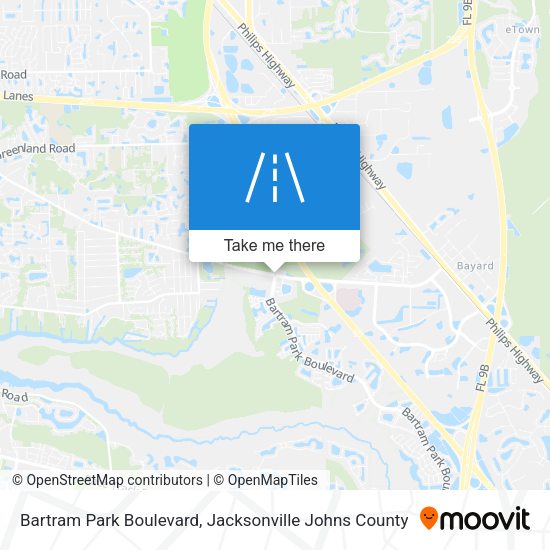 Bartram Park Boulevard map