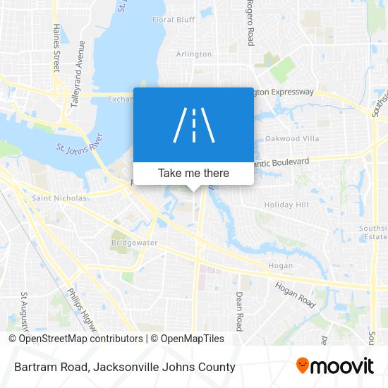 Mapa de Bartram Road