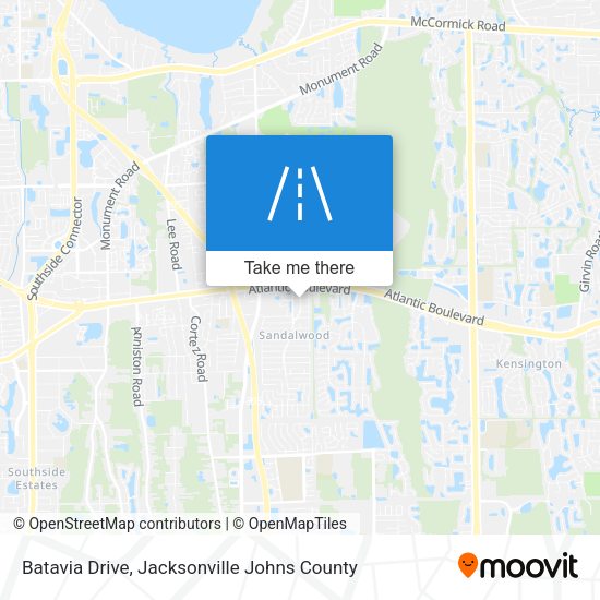 Mapa de Batavia Drive