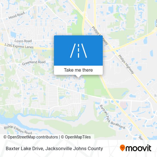 Mapa de Baxter Lake Drive