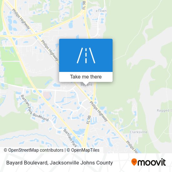 Bayard Boulevard map