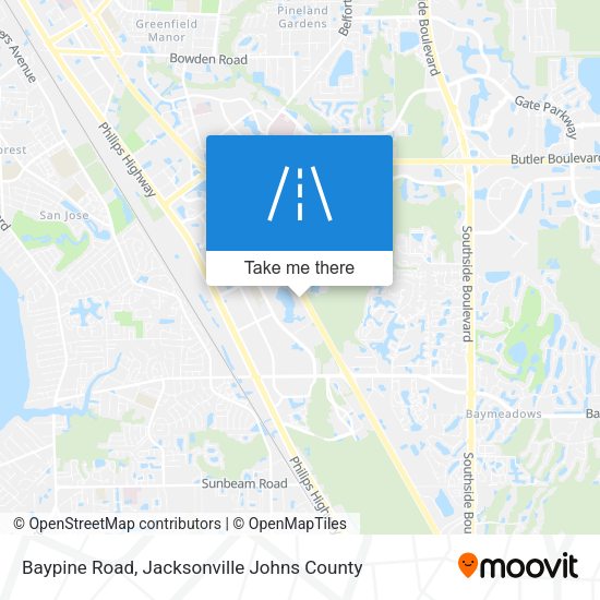 Baypine Road map