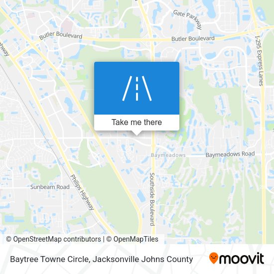 Mapa de Baytree Towne Circle